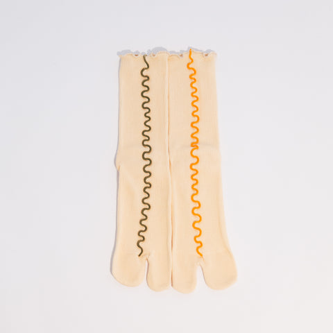 Mellow Tabi socks (beige series)