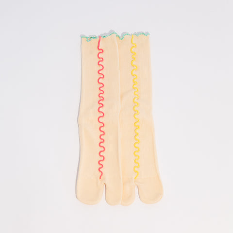 Mellow Tabi socks (beige series)