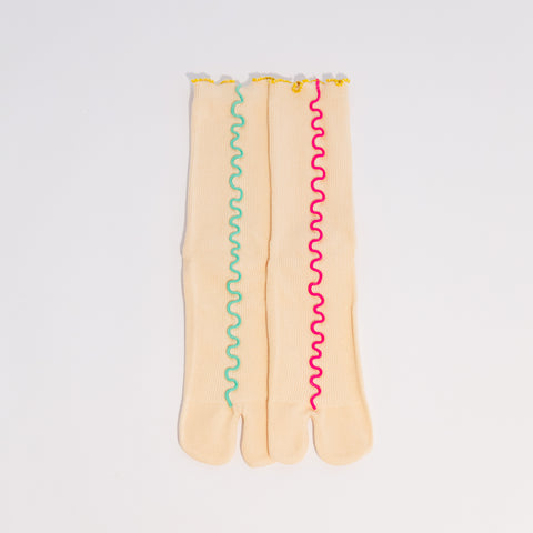 Mellow Tabi socks (beige series)