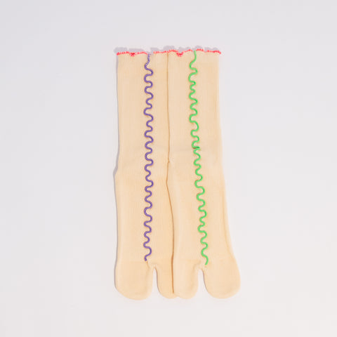 Mellow Tabi socks (beige series)