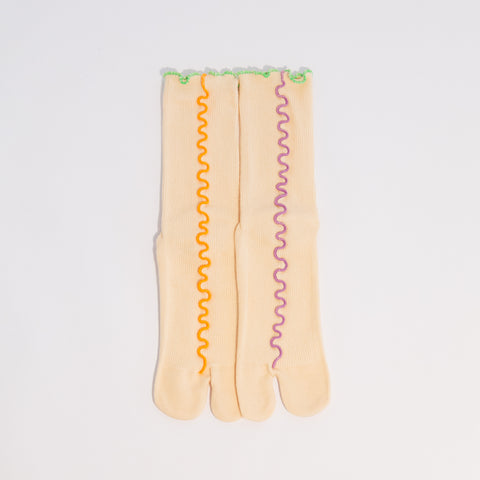 Mellow Tabi socks (beige series)