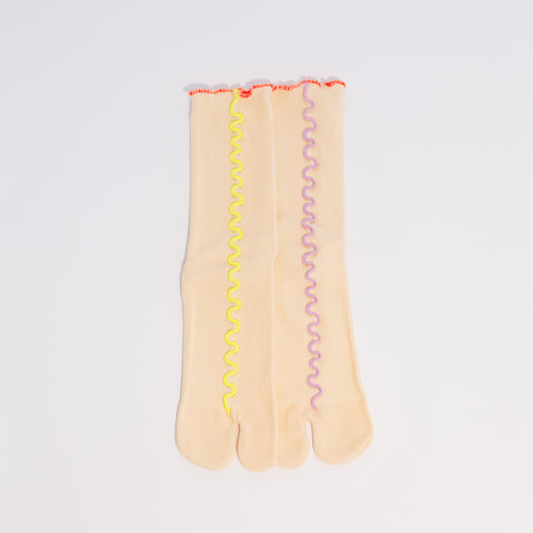 Mellow Tabi socks (beige series)