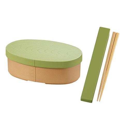 Bento box + chopstick (light green)