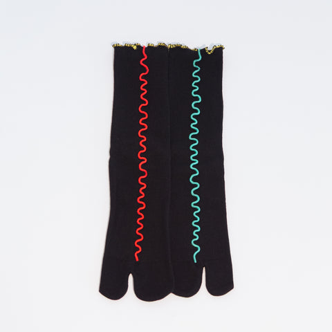 Mellow Tabi socks (black series)