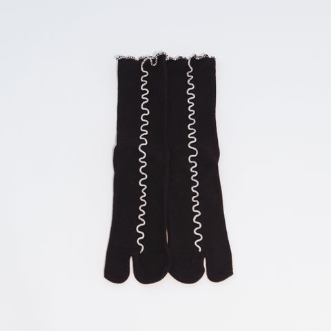 Mellow Tabi socks (black series)