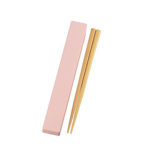 Bento box + chopsticks (pink)