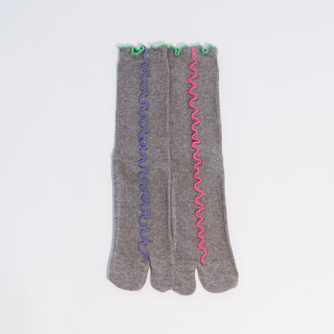 Mellow Tabi socks (grey series)