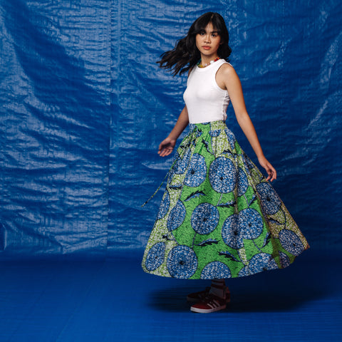 Full Volume Pleated Skirt - The Dandelion
