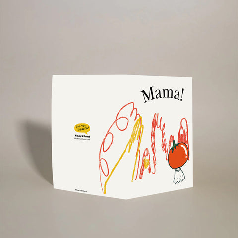 Greeting card "Mama!"