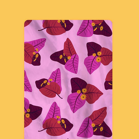 Microfiber towel: Bougainvillea