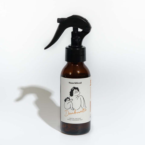 Energy spray: Danburite crystals