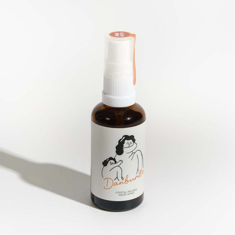 Energy spray: Danburite crystals