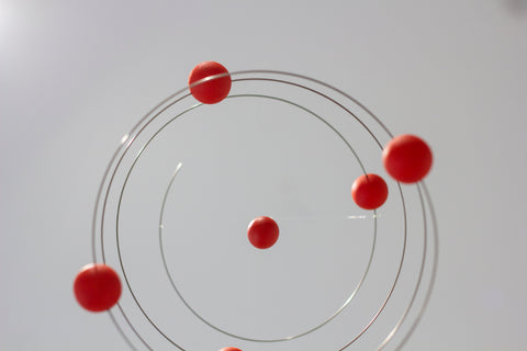 Space molecule hanging mobile