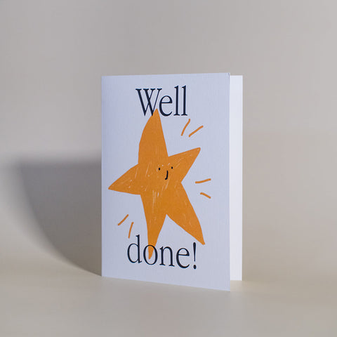 "Well Done!" greeting card