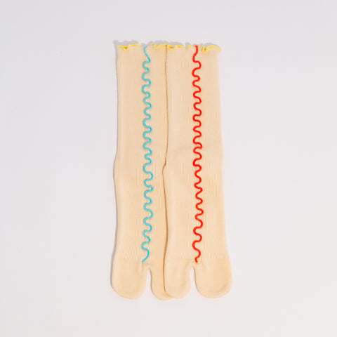 Mellow Tabi socks (beige series)