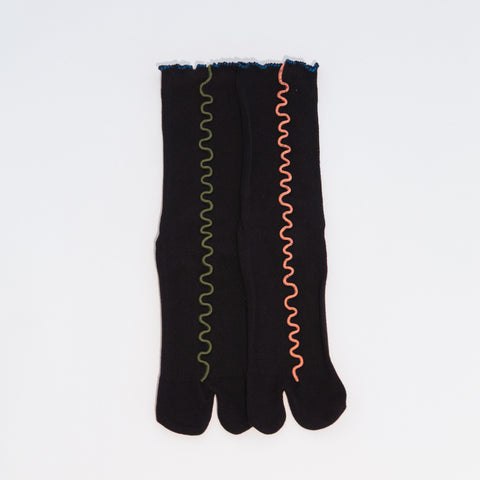 Mellow Tabi socks (black series)