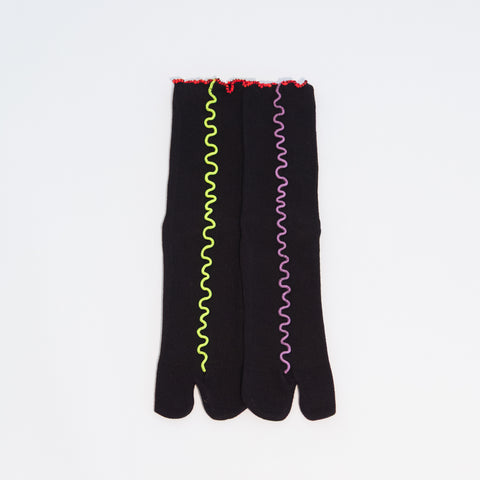 Mellow Tabi socks (black series)