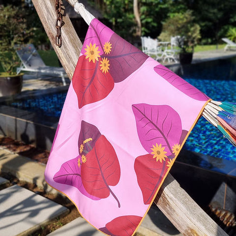 Microfiber towel: Bougainvillea