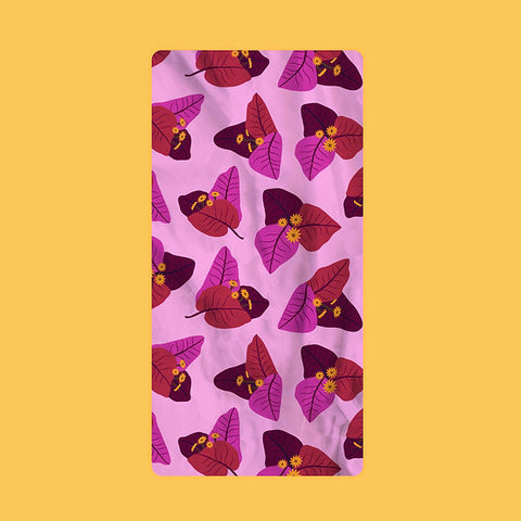 Microfiber towel: Bougainvillea