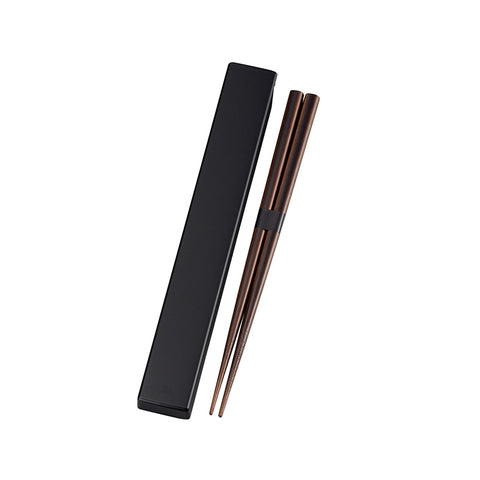 Bento box + chopstick set (black)