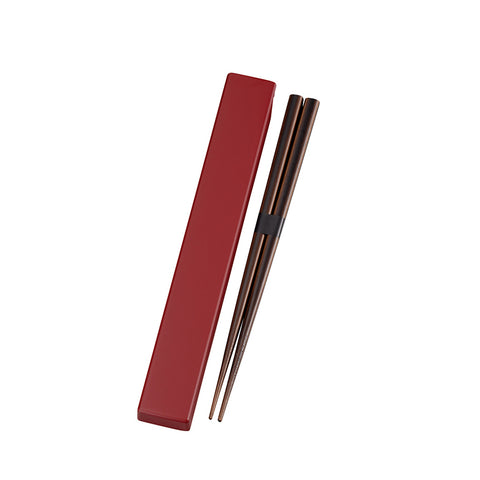 Bento box + chopsticks (red)