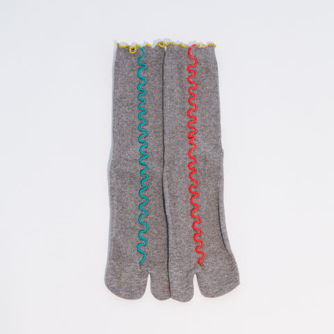 Mellow Tabi socks (grey series)