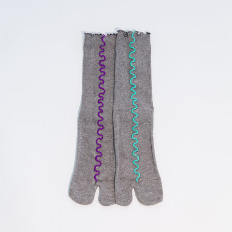 Mellow Tabi socks (grey series)
