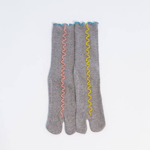 Mellow Tabi socks (grey series)