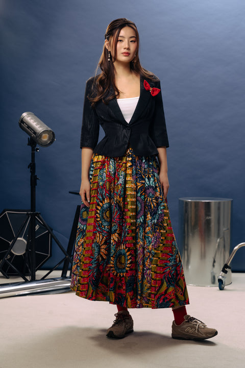 Full Volume Pleated Skirt - The Sunflower