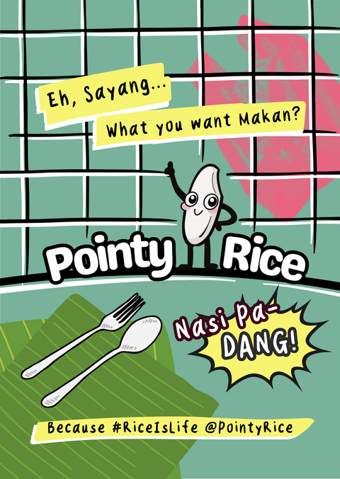 Nasi Padang + free ang pow blind pack