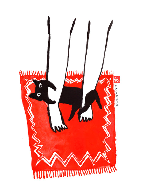 The Kitchen Mat and the Cat (4)