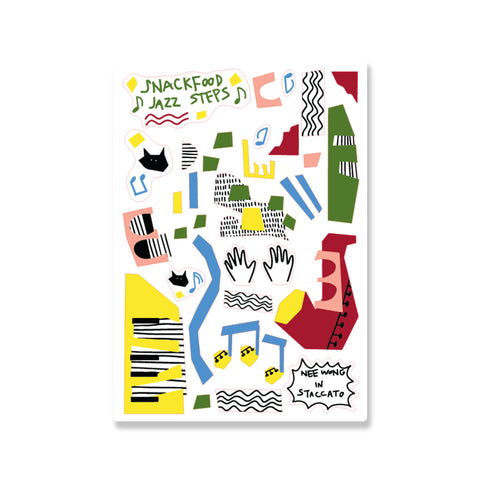 Stickers "Jazz steps"